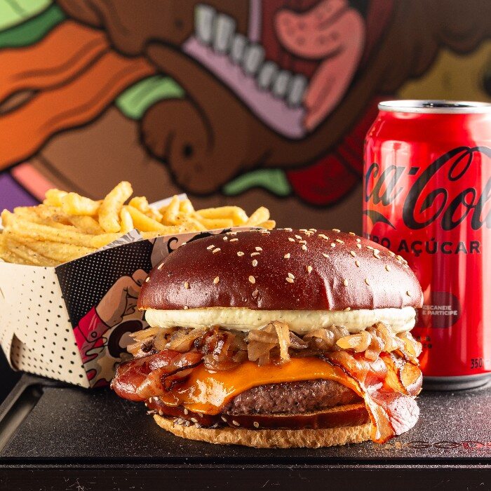EL BACON + FRITAS + BEBIDA