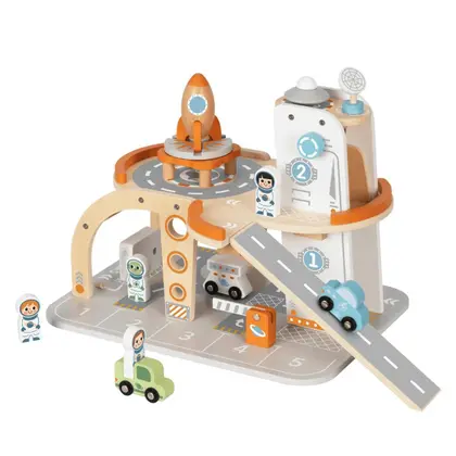 Brinquedo Estação Espacial em Madeira Tooky - Tooky Toy