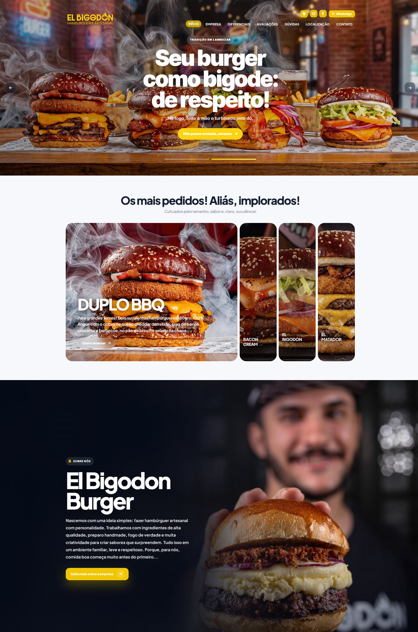 Tela do projeto El Bigodon